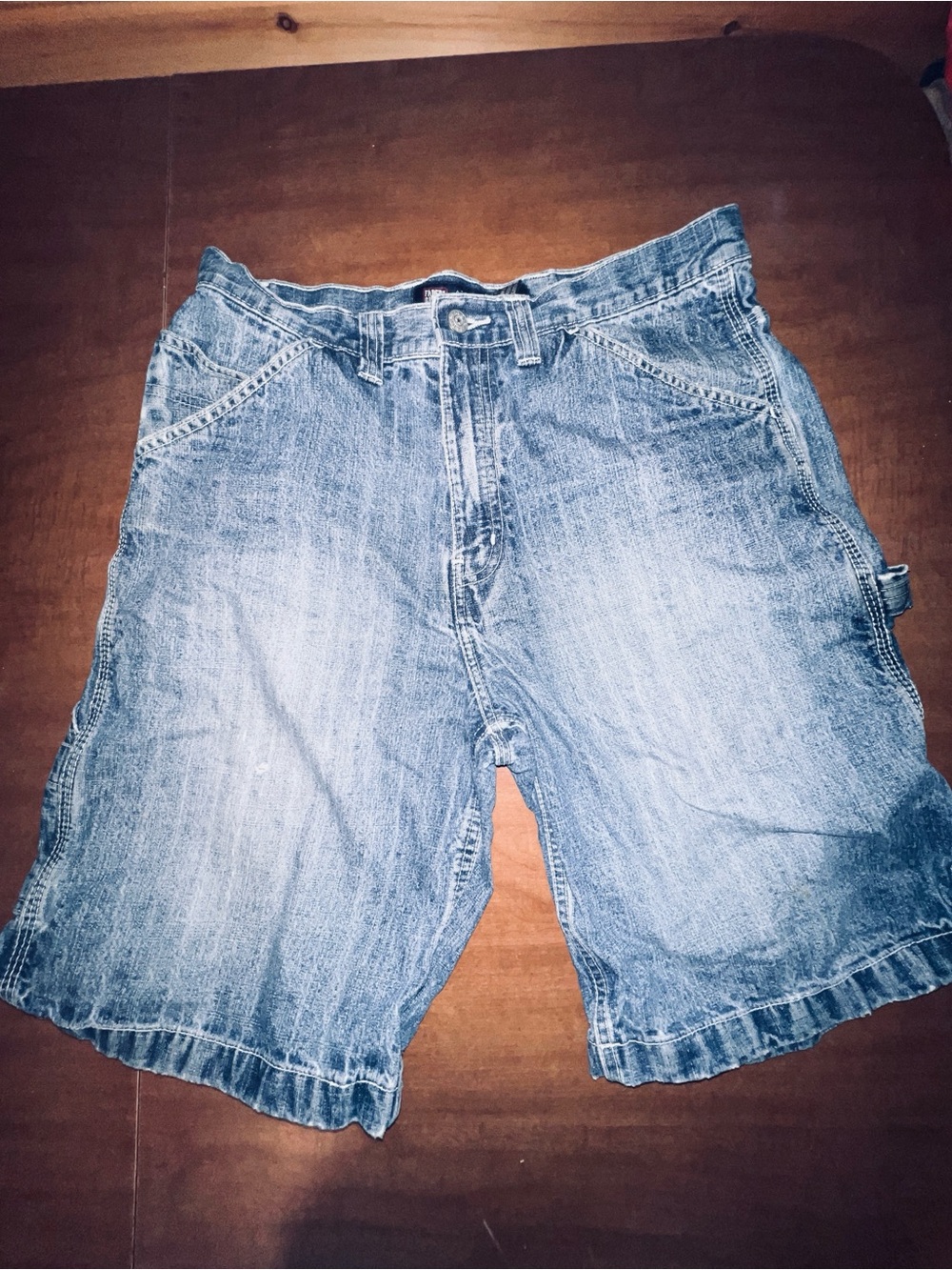 Faded Glory Light Blue Denim Jean Shorts